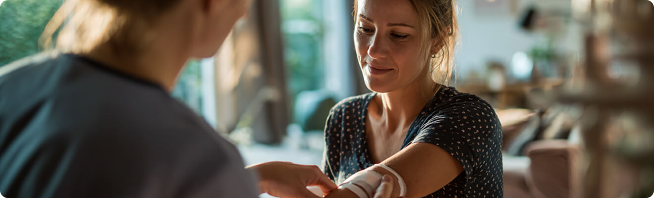 Changement pansement